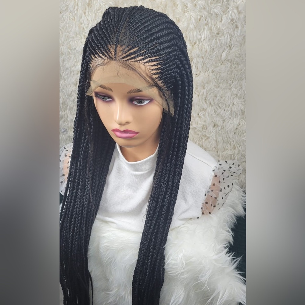 Black Braided Wig